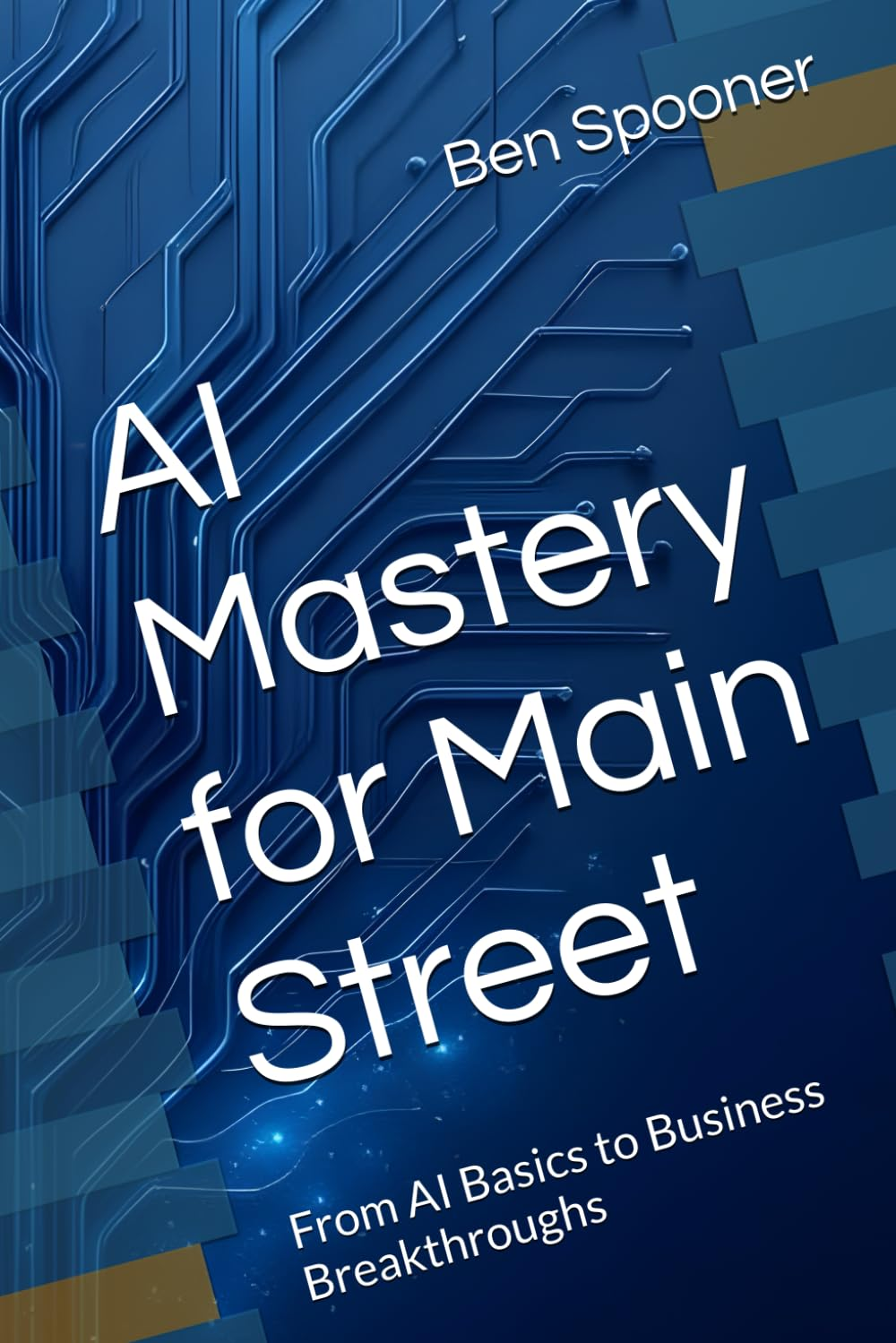 3D render of the book cover with title 'AI Unleashed' and subtitle. Include AI-themed elements like unlocked chains or light rays.